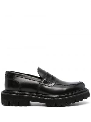Kožené loafers Corneliani černé