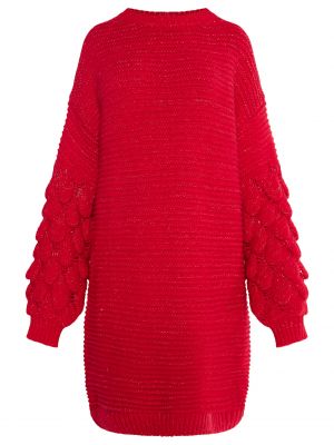 Robe en tricot Izia rouge