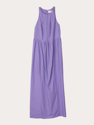 Vestido midi de algodón Xirena violeta