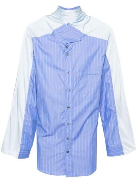 Βαμβακερό πουκάμισο Y Project μπλε