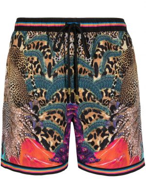 Leopard trykt shorts Camilla