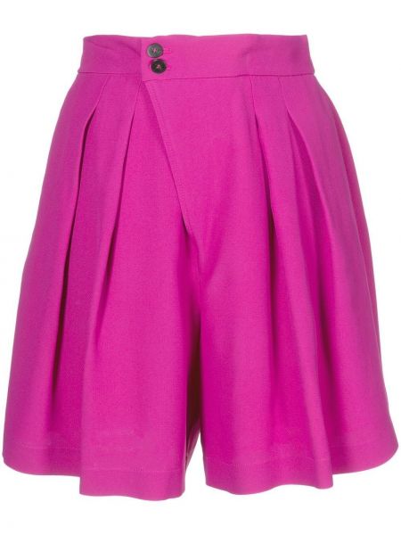 Plissert shorts Forte_forte rosa