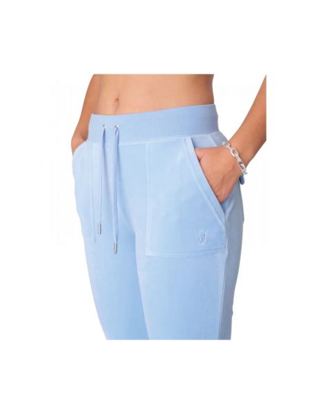 Pantalones de chándal de terciopelo‏‏‎ Juicy Couture azul