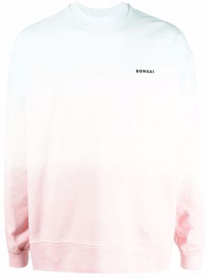Sweatshirt aus baumwoll mit farbverlauf Bonsai weiß