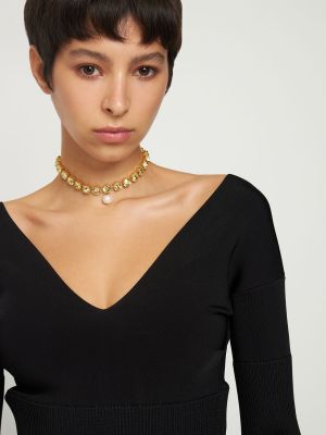 Křišťálový pletený náhrdelník Magda Butrym