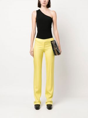 Rovné kalhoty Stella Mccartney žluté