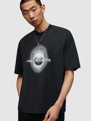 Pamučna majica Allsaints crna