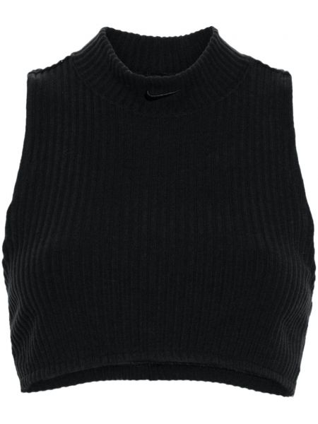 Crop top Nike schwarz