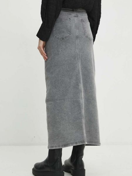 Džínová sukně Answear Lab šedé