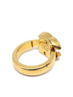Bague plaqué or Chanel Pre-owned