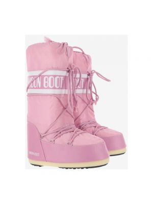 Nylon gummistiefel Moon Boot pink