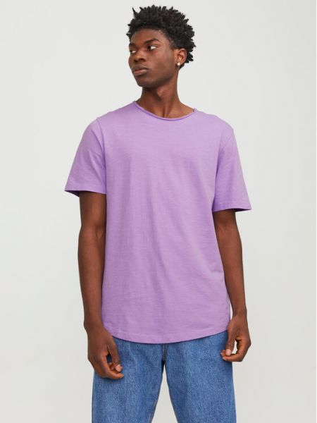 Marškinėliai Jack&jones violetinė