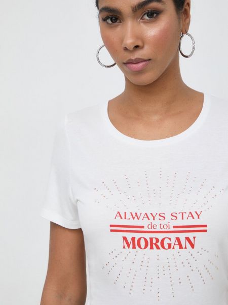 Tričko Morgan bílé