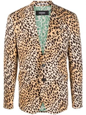 Jacke mit print mit leopardenmuster Dsquared2
