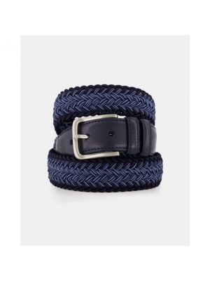 Cinturón con trenzado Mirto azul