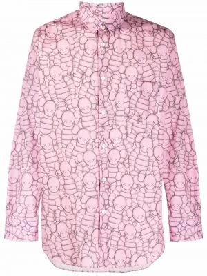 Trykt skjorte Comme Des Garcons Shirt rosa