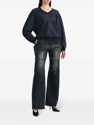 Jeans large We11done bleu