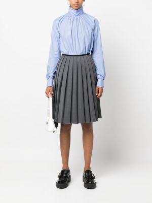 Plisuotas asimetriškas sijonas N°21 pilka