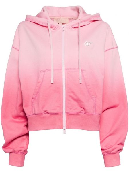 Pamuklu zip uzun ceket Bapy By *a Bathing Ape® pembe