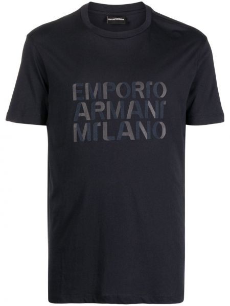 T-shirt Emporio Armani blå