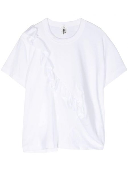 Βαμβακερή μπλούζα Noir Kei Ninomiya λευκό