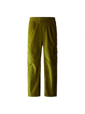Proste spodnie The North Face zielone