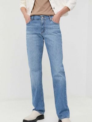 Proste jeansy relaxed fit Mustang niebieskie