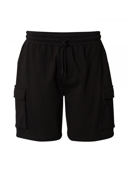 „cargo“ stiliaus kelnės Dan Fox Apparel juoda