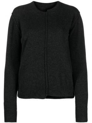 Sweter z kaszmiru asymetryczny Uma Wang szary