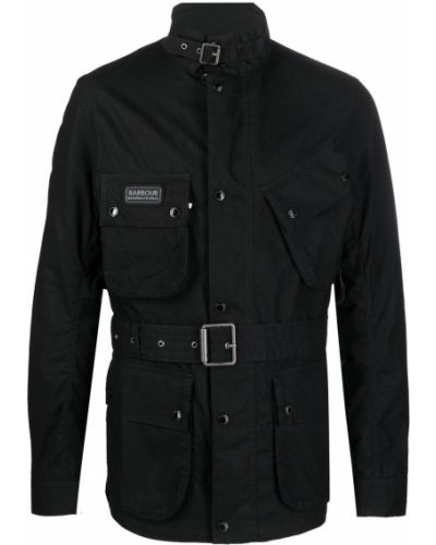 Jakke med belte Barbour International svart