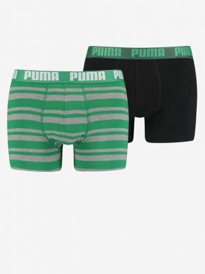 Bokserki slim fit Puma zielone