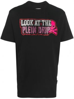 Тениска Philipp Plein черно