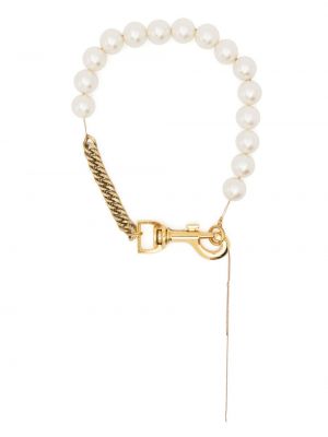 Ogrlica z perlami Sacai zlata