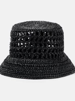 Chapeau Prada noir