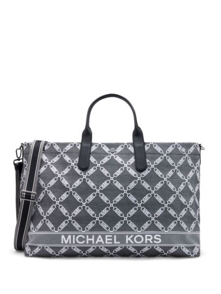 Жакардови шопинг чанта Michael Kors