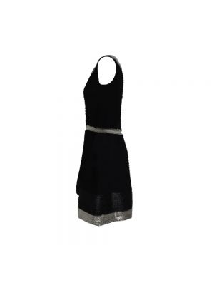 Mini vestido de seda Oscar De La Renta negro