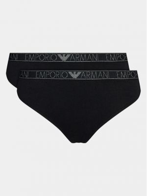 Pantaloni culotte Emporio Armani Underwear nero