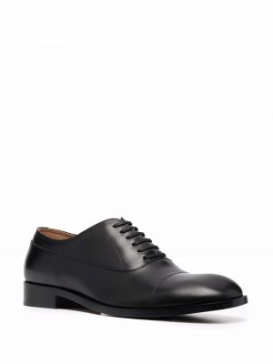 Nėriniuotos oksfordo batai su raišteliais Maison Margiela juoda