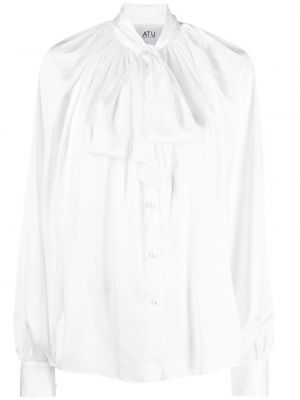 Риза с панделка Atu Body Couture бяло