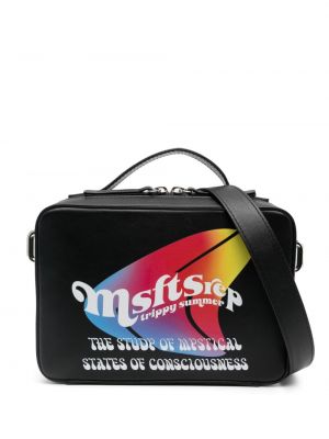 Τσάντα shopper με σχέδιο Msftsrep μαύρο