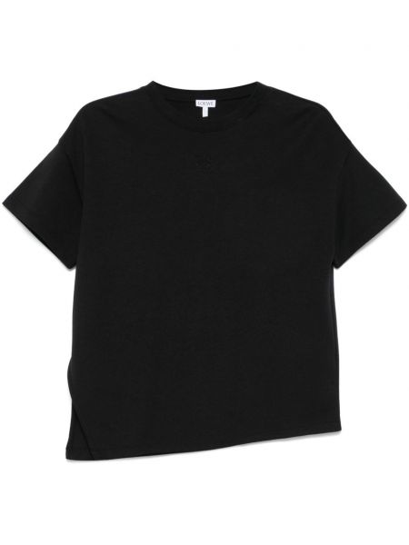 Broderet t-shirt Loewe sort