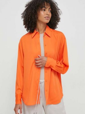 Рубашка Calvin Klein оранжевая