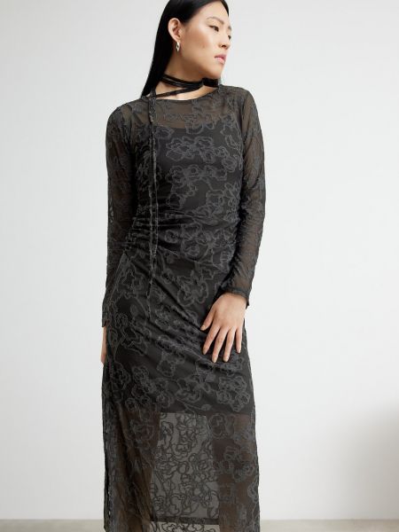 Длинное платье Gestuz черное