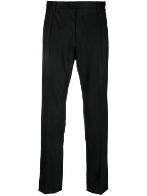 Плисирани кашмирени панталон Brioni черно