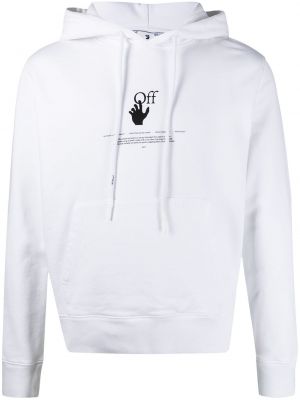 Hoodie Off-white vit