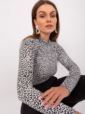 Blūze ar apdruku ar leoparda rakstu Fashionhunters
