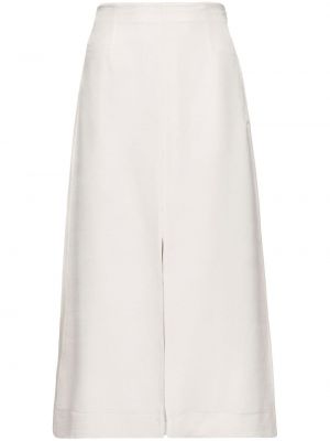 Midi sukně Prada bílé