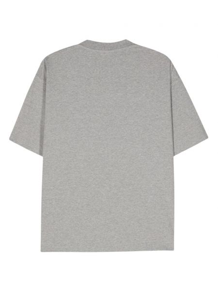 Medvilninis siuvinėtas marškinėliai Vtmnts pilka