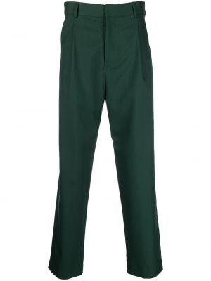 Pantaloni cu croială lejeră plisate Drole De Monsieur verde