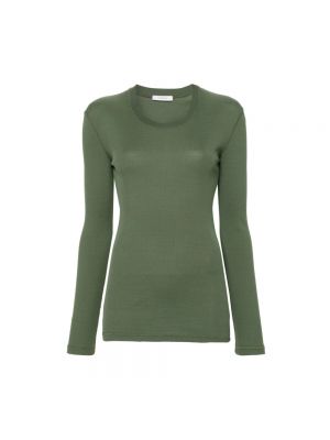 Sweter bawełniany Lemaire zielony